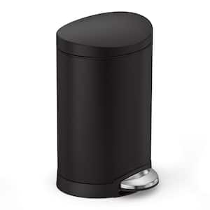 simplehuman 10-Liter Black In-Cabinet Trash Can CW1643 - The Home Depot