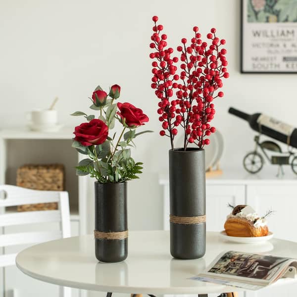 100% Pure Onyx Flower Vase 6" x 2" 