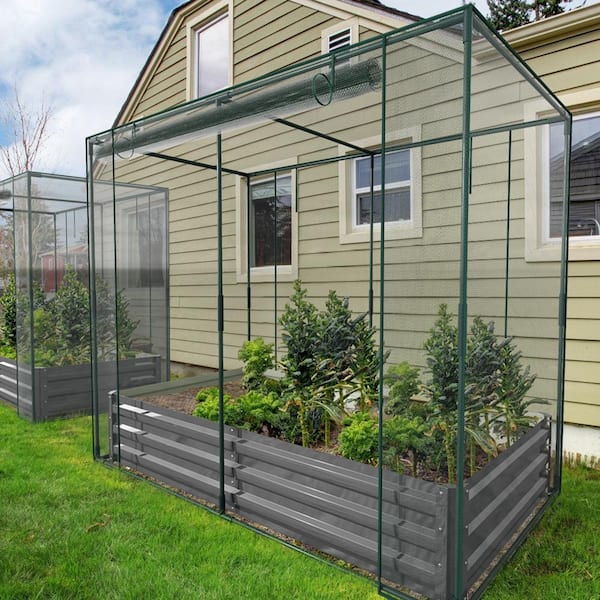 ABORON Galvanized Raised Garden Bed Kit 71 in. x 35 in. x 59 in