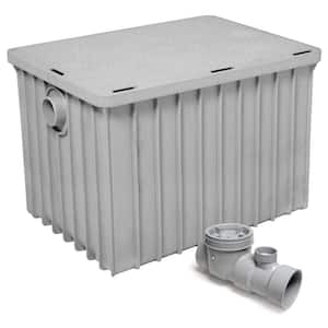 Endura Grease Interceptor 50 GPM 31 in. L Thermoplastic Grease Trap with Flow Control Device