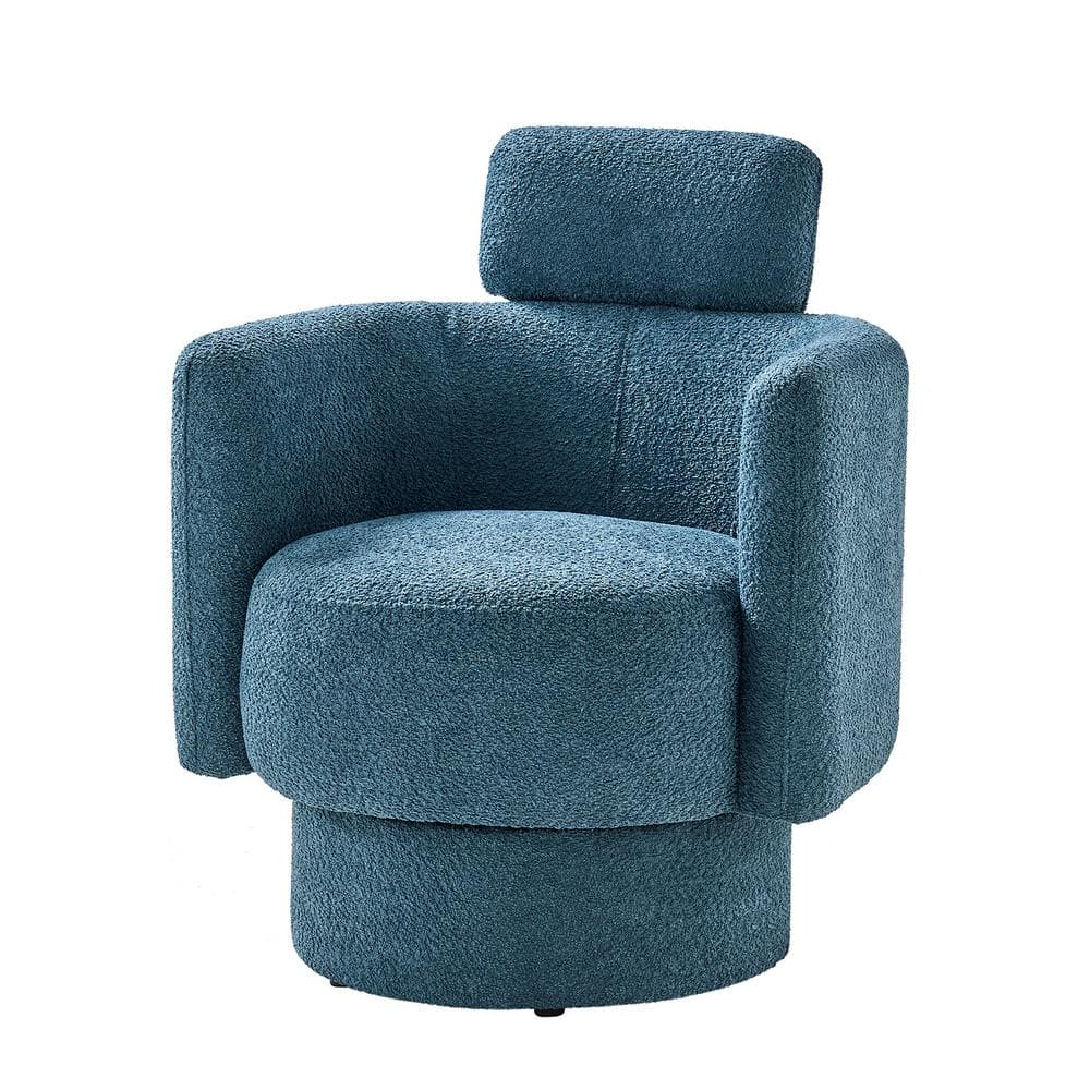 JAYDEN CREATION Amelia Modern Teal Upholstered Swivel Barrel Chair   Teal Jayden Creation Accent Chairs Zswbo0231 Tel 64 1000 