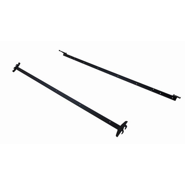 Hollywood Bed Frame Black Adjustable Bedframe Headboard Footboard Hook on  Bed Rails 401R-I - The Home Depot