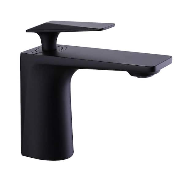 Low Arc Bathroom Faucet In Matte Black, Best Rated Black Bathroom Faucets