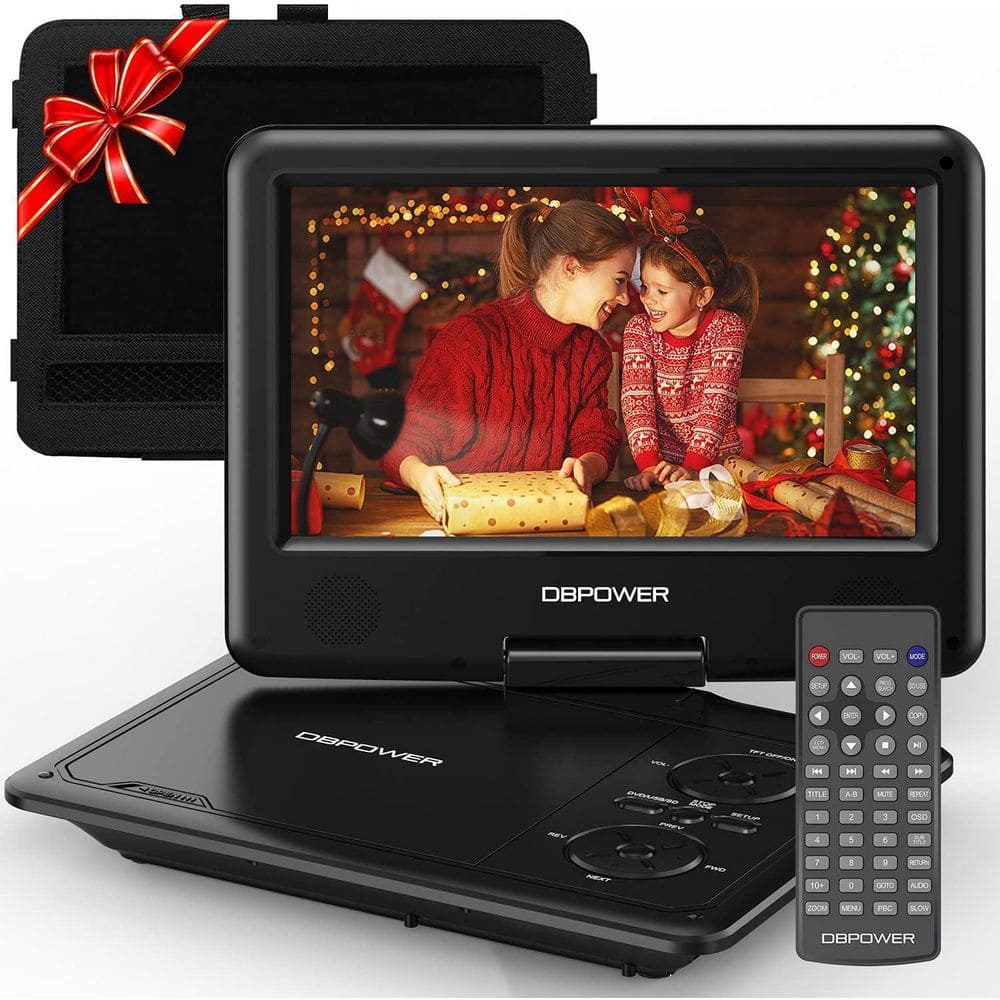 11.5 800p Portable DVD Player, 9 Swivel Screen, Support CD/DVD/SD/USB,