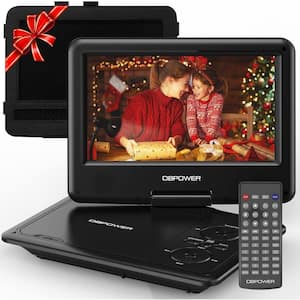 11.5" 800p Portable DVD Player, 9" Swivel Screen, Support CD/DVD/SD/USB, R/C, Car Charger, Power Adaptor, Car Headrest