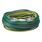 100 ft. 12/3 SJTW Hi-Visbility Multi-Color Outdoor Heavy-Duty Extension Cord with Power Light Plug