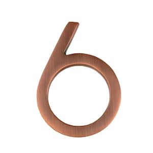Frank Lloyd Wright Collection 4 in. Wright Antique Copper Floating House Number 6