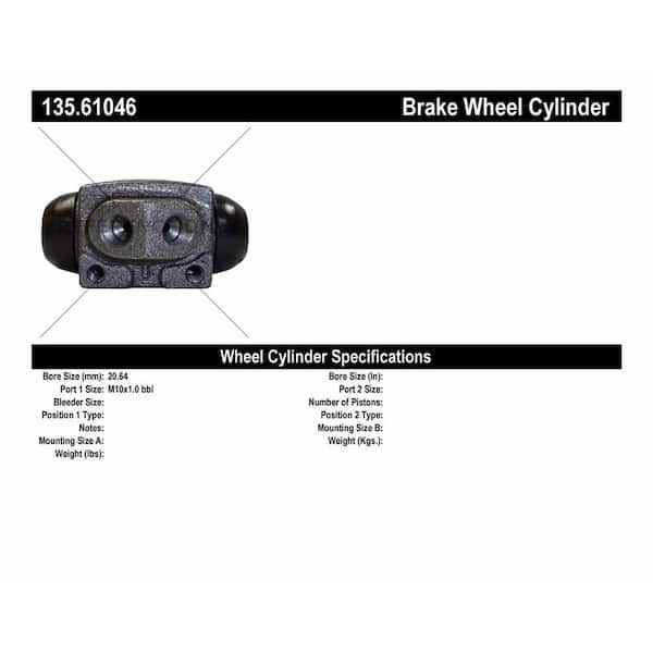 Centric Parts Drum Brake Wheel Cylinder 2000-2001 Ford Focus 2.0L