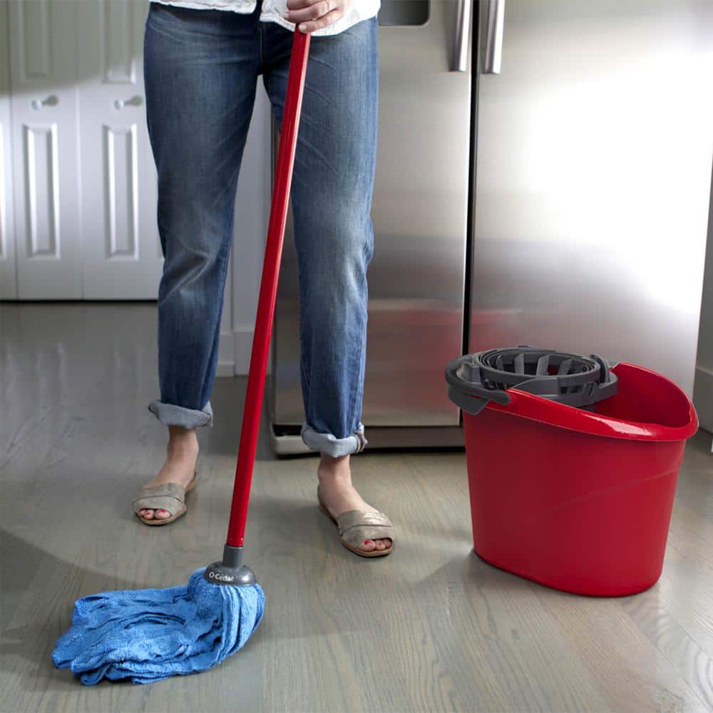 O-Cedar Blue Microfiber String Mop Refill