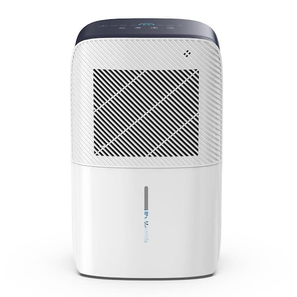 Edendirect 38 pt. 2200 sq. ft. Portable Dehumidifier in White with Auto Defrost, Continuous Run, Auto Shutoff, 2-Fan Speeds