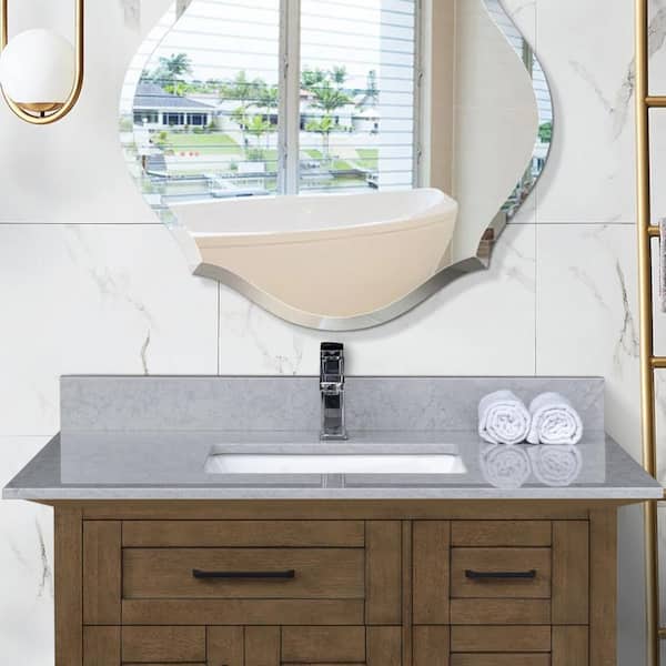Modern Design Grey Color Prefab Kitchen Granite Countertop Vanity Tops -  China Vanity Tops, Granite Countertop