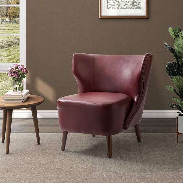 burgundy side chair