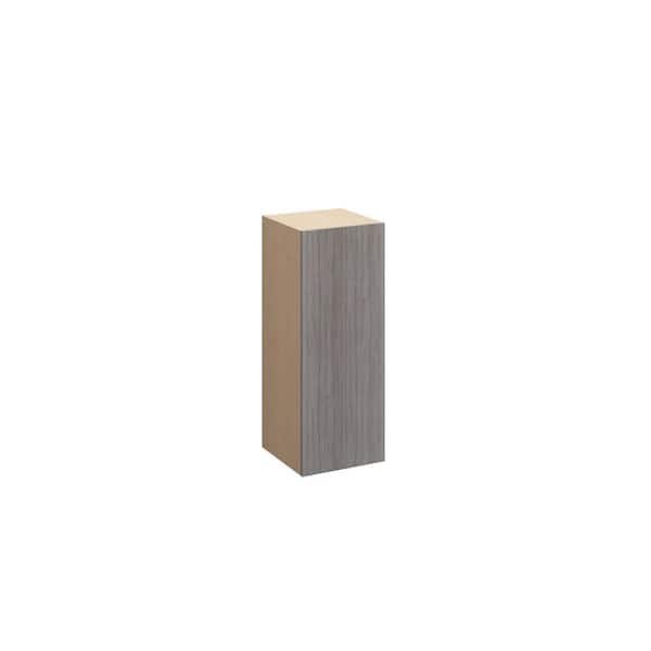 Unbranded Saratoga Slab 15 in. W x 36 in. H x 12 in. D in Greywood Plywood Assembled Wall Cabinet