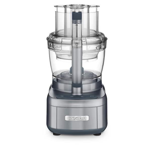 Cuisinart Elemental 13-Cup 3-Speed Gunmetal Gray Food Processor and Dicing Kit