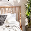 Walker Edison Furniture Company Spindle Back Solid Wood Queen Bed in Caramel HDQSPINCA