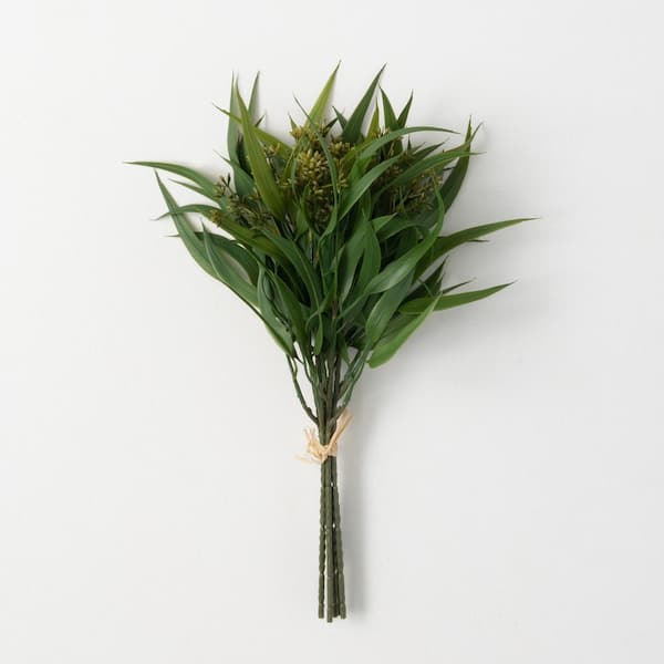 SULLIVANS 17" Seeded Blade Eucalyptus Bush; Green