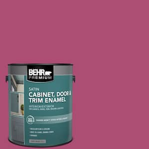 1 gal. #100B-7 Hot Pink Satin Enamel Interior/Exterior Cabinet, Door & Trim Paint