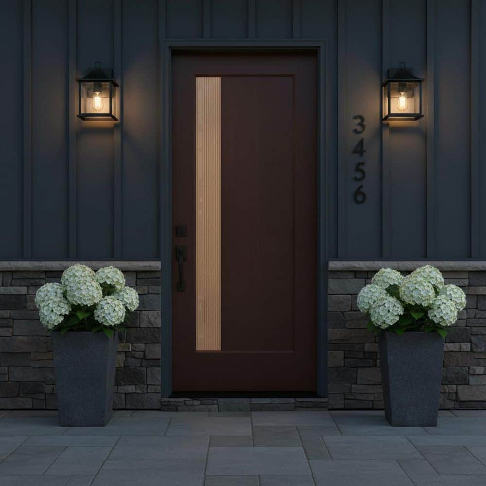 Nolan 1-Light Black Hardwired Outdoor Wall Lantern Sconce price history on PriceWatchPro