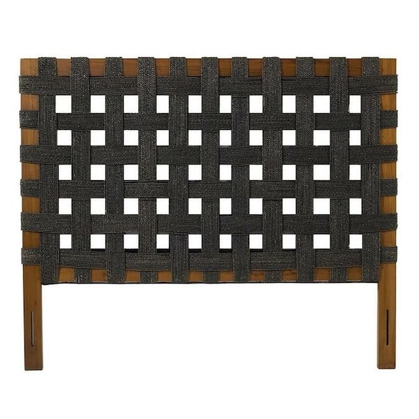 Padma's Plantation Seagrass Open Weave Natural King Headboard
