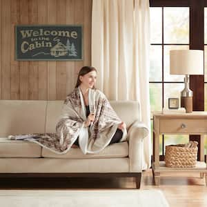 Anderson Natural Berber Electric Throw Blanket