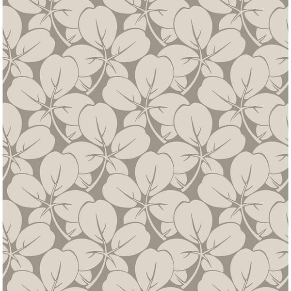 A-Street Prints Robert Grey Clover Wallpaper Sample