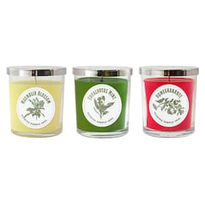 LUMABASE Scented Candles- Wine Collection (set Of 3) 27906 - The Home Depot