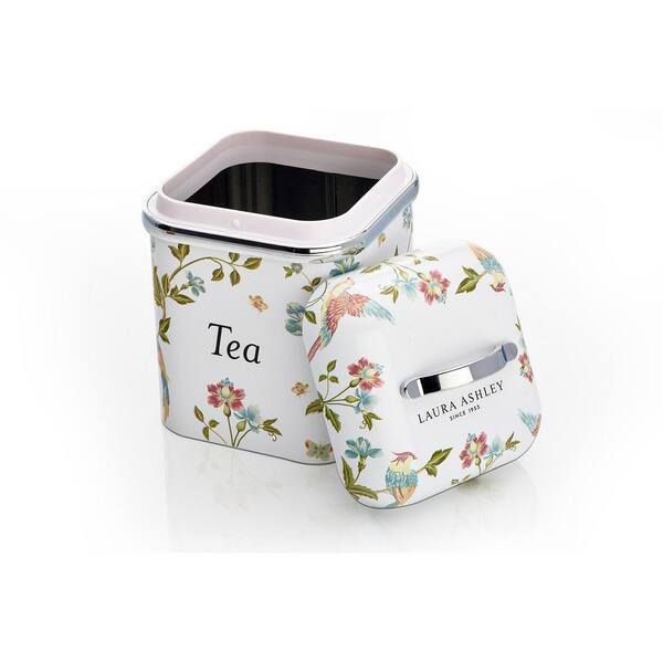 Laura Ashley VQ-3-Pieces Stainless Steel Canister Set Laura Ashley VQ-3-Pieces Stainless Steel Canister Set