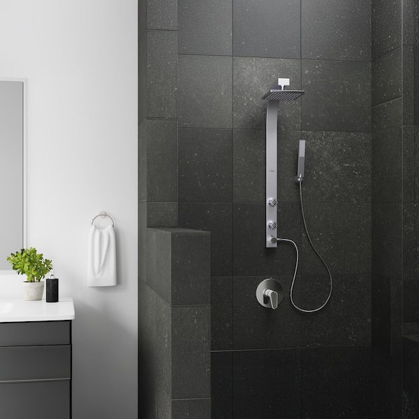 PULSE Showerspas Splash 3-Spray 2-Jet Shower System with