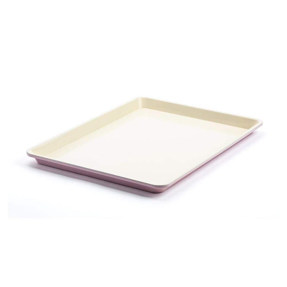 Pink Ceramic Nonstick 18" x 12" Cookie Sheet Baking Pan