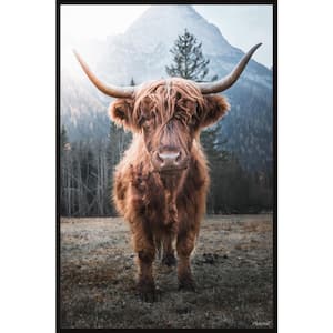 "You Are Free" by Marmont Hill Floater Framed Canvas Animal Art Print 45 in. x 30 in.