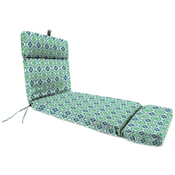 Jordan Manufacturing 72 in. L x 21 in. W x 3.5 in. T Rectangular Outdoor Chaise Lounge Cushion in Vesey Sea Mist