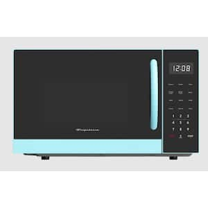 0.9 cu. ft. Countertop Microwave in Blue