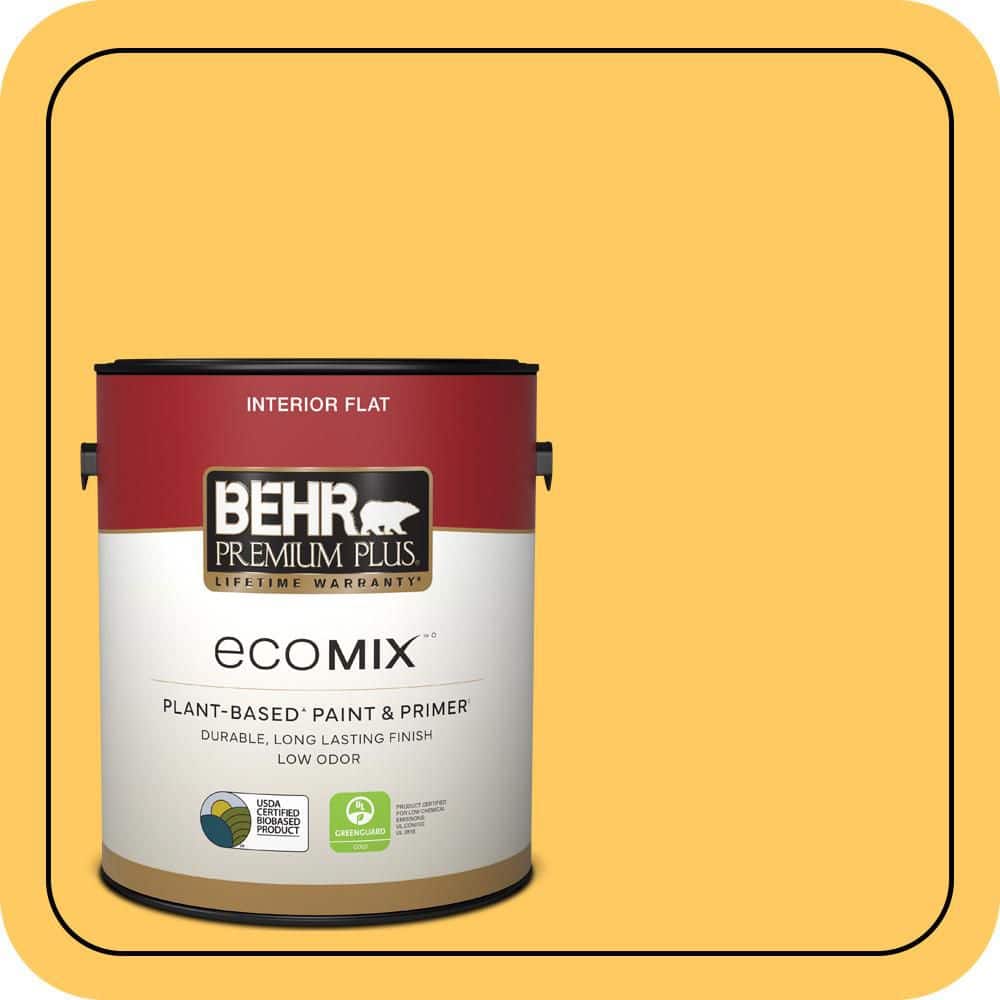 1 gal. #P260-6 Smiley Face Flat EcoMix Plant-Based Interior Paint & Primer price history on PriceWatchPro