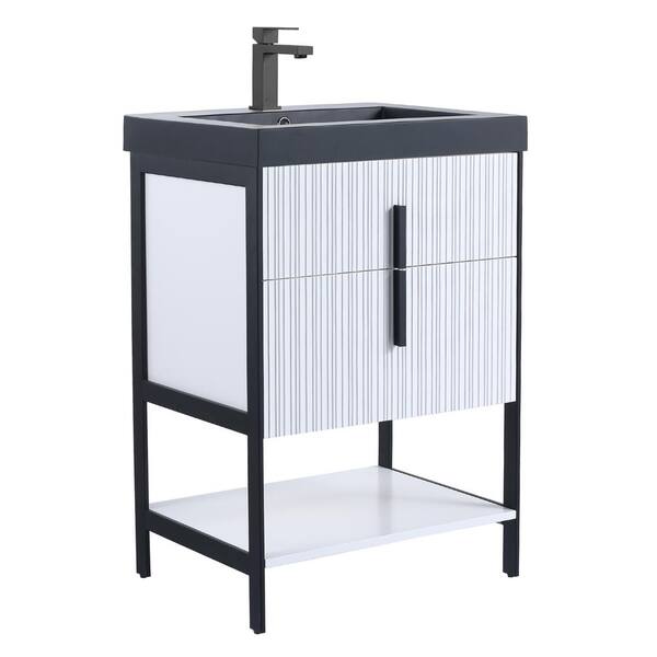 FINE FIXTURES 24 in. W x 18 in. D x 33.5 in. H Bath Vanity in