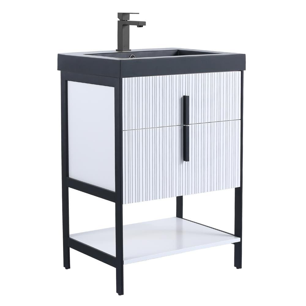 FINE FIXTURES 24 in. W x 18 in. D x 33.5 in. H Bath Vanity in