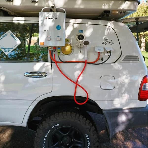 1.32 GPM Outdoor Portable Propane Tankless Water Heater with Showerhead/Gas Hose, CSA Certified