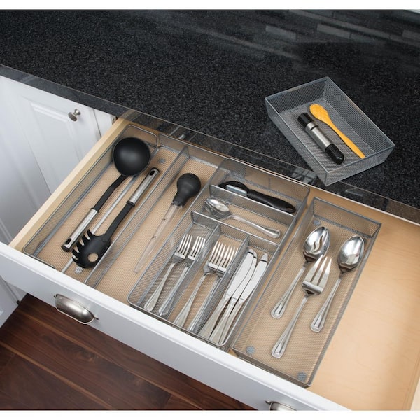 Kitchen Drawer Organizer. Cutlery Tray According to Your Size. Organizer  With Knife Insert 2 Big and 3 Small Knives. 