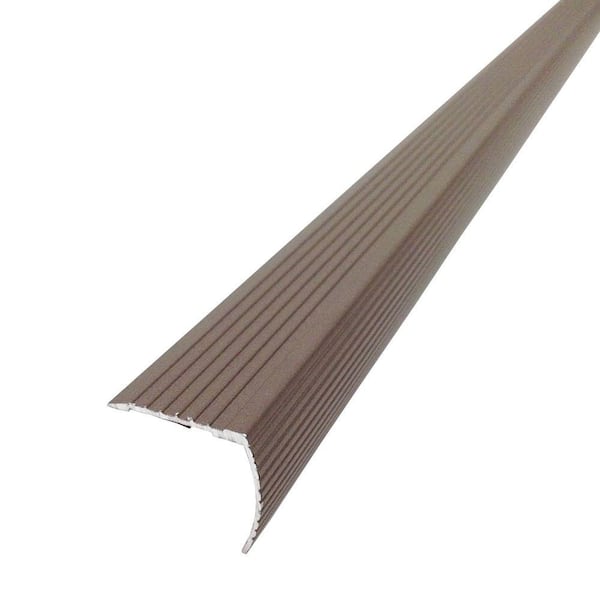 M-D Building Products Cinch 1.22 in. x 36 in. Spice Fluted Stair Edging Transition Strip