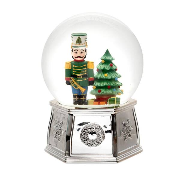 Lighted Holiday Nutcracker Water Globe