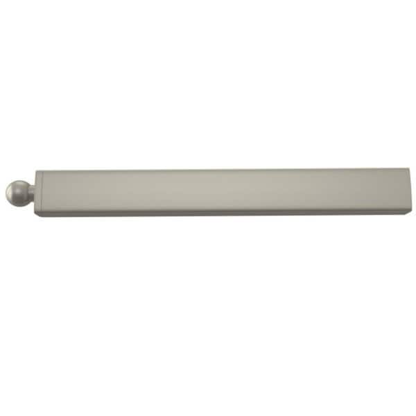 0.91 in. W x 13.75 in. D Satin Nickel Steel Valet Rod Closet Rod (2-Pack)