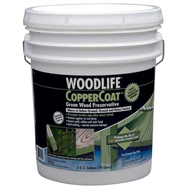 Wolman 5 Gal. CopperCoat Green Below Ground Wood Preservative