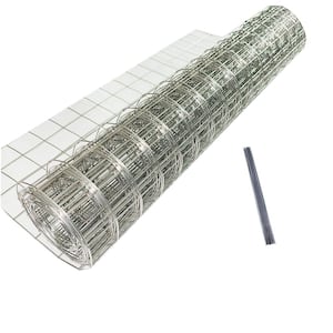 1 in. x 1.3 ft. x 8 ft. 19-Gauge 304 Stainless Steel Welded Wire Mesh, Poultry Netting Cage Fence Hardware Cloth