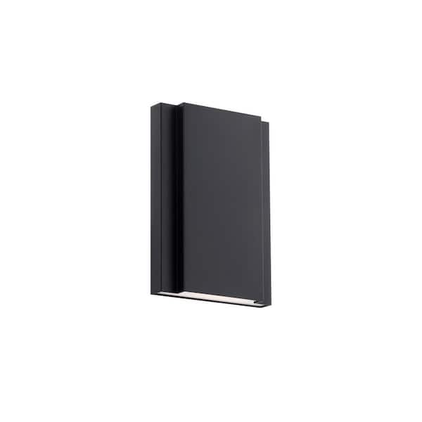 WAC Lighting Layne 5 in. 2-Light Black LED Wall Sconce with Selectable CCT