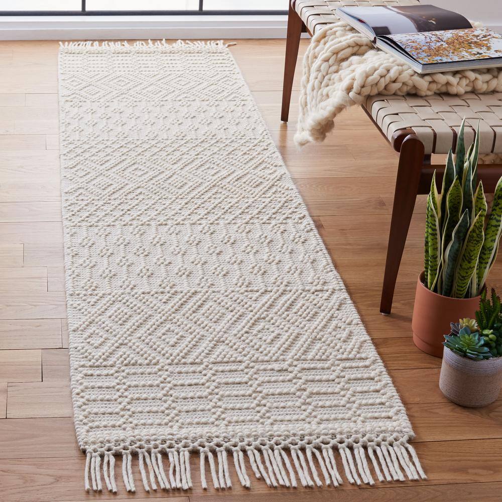 Natura 2 X 14 Ivory Geometric Runner Rug price history on PriceWatchPro