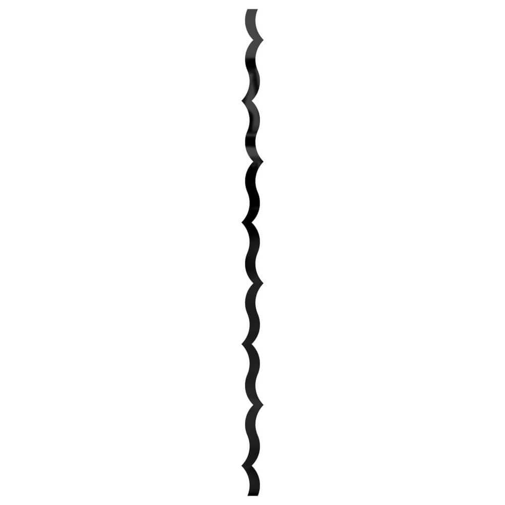 May 0.125 in. T x 0.17 ft. W x 4 ft. L Black Acrylic Decorative Wall Paneling 43-Pack price history on PriceWatchPro