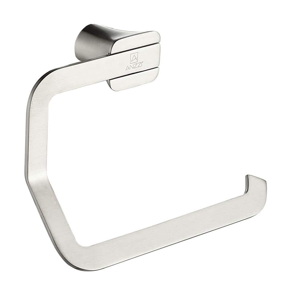 Essence Series Wall-Mount Toilet Paper Holder in Brushed Nickel