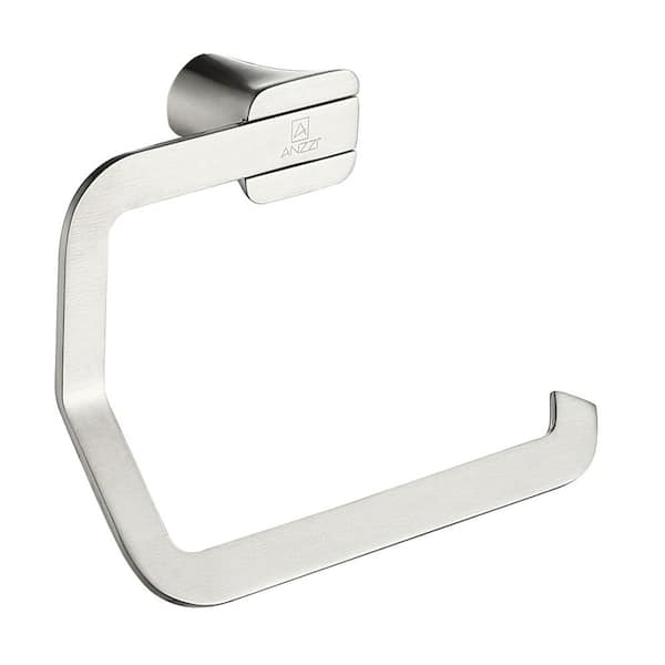 ANZZI Essence Series Wall-Mount Toilet Paper Holder in Brushed Nickel