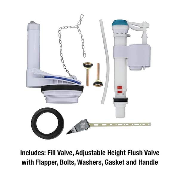 DANCO Water-Saving Toilet Total Repair Kit with Dual Flush Valve HYR460 -  The Home Depot
