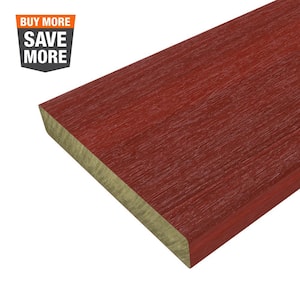 UltraShield Naturale Cortes 1 in. x 6 in. x 8 ft. Swedish Red Solid Composite Decking Board