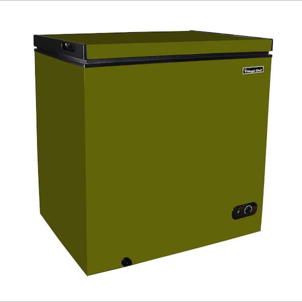 7.0 cu. ft. Manual Defrost Chest Freezer in Army Green, Garage Ready